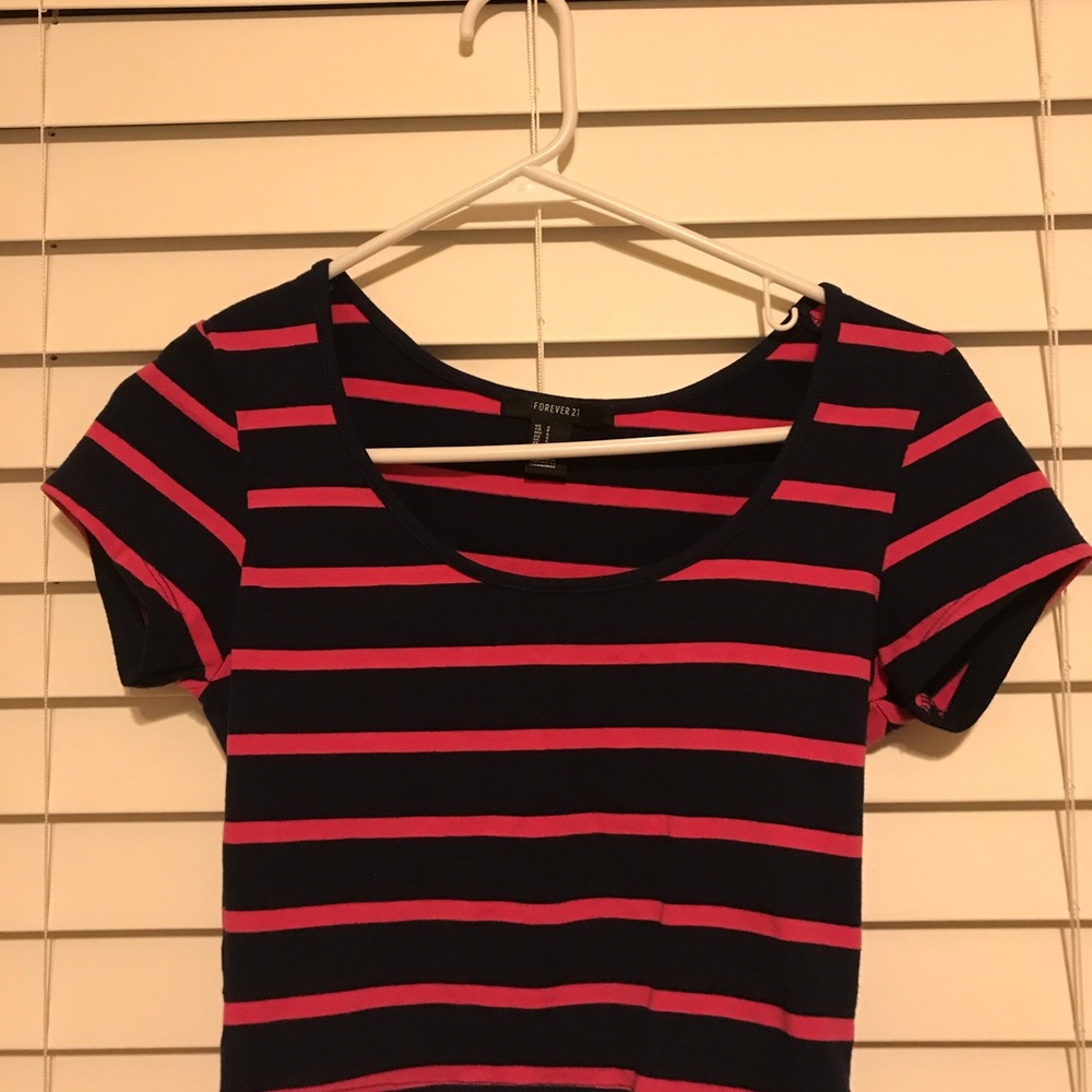 Striped crop top